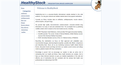 Desktop Screenshot of healthystock.net